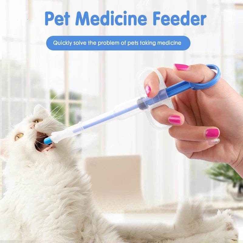 Fitzsi Essentials pet pill syringe gun for easy medication delivery to pets with user-friendly design