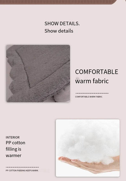 Fitzsi Essentials washable cat and dog bed with comfortable warm fabric and PP cotton filling