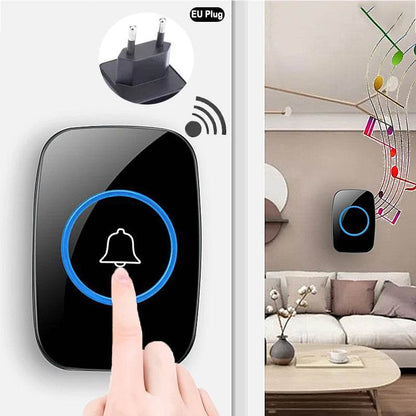 Fitzsi Essentials wireless doorbell EU plug with touch activation and modern design for home use